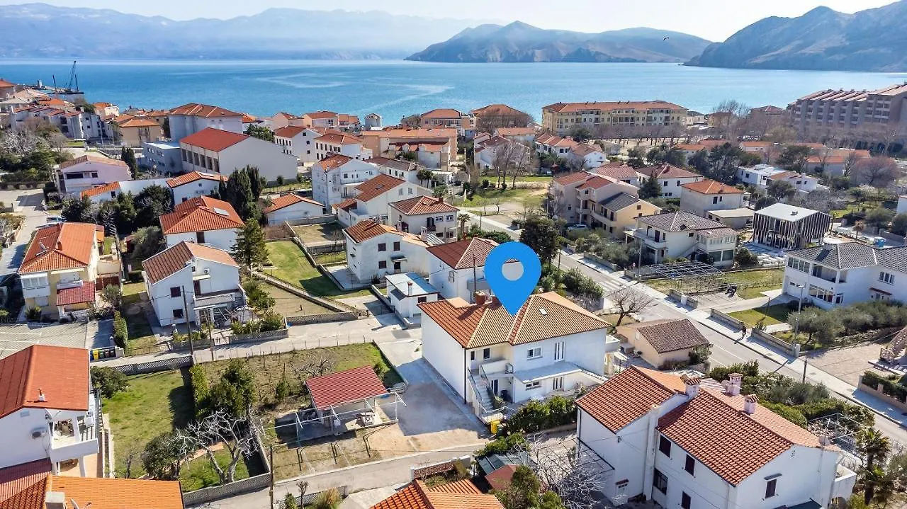 Zimmer In Baska 300 Meter Vom Strand 克罗地亚